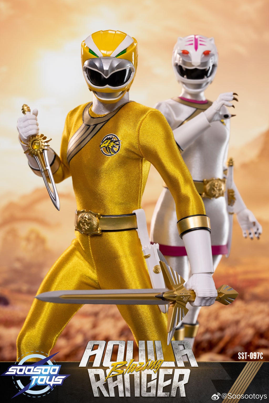 Soosootoys 1/6 SST097ABCDE Blazing Ranger Pack （一套5款） 可動人偶