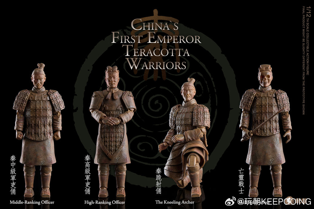 玩朝玩具 1/12 掌心大秦 兵馬俑 2.0 普通版 豪華版 超可動人偶 CNQ12027B 原色 CNQ12027C 灰色 CNQ12027D 原色 CNQ12027E 灰色
