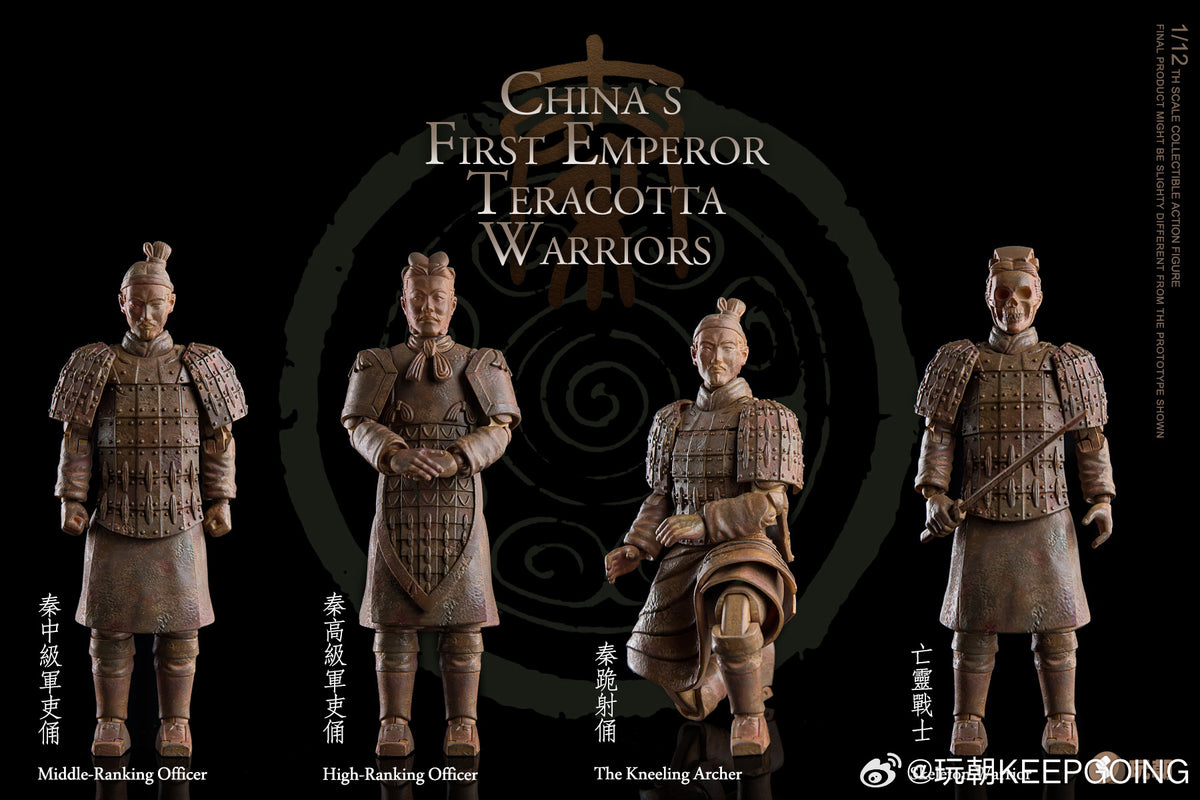 玩朝玩具 1/12 掌心大秦 兵馬俑 2.0 普通版 豪華版 超可動人偶 CNQ12027B 原色 CNQ12027C 灰色 CNQ12027D 原色 CNQ12027E 灰色