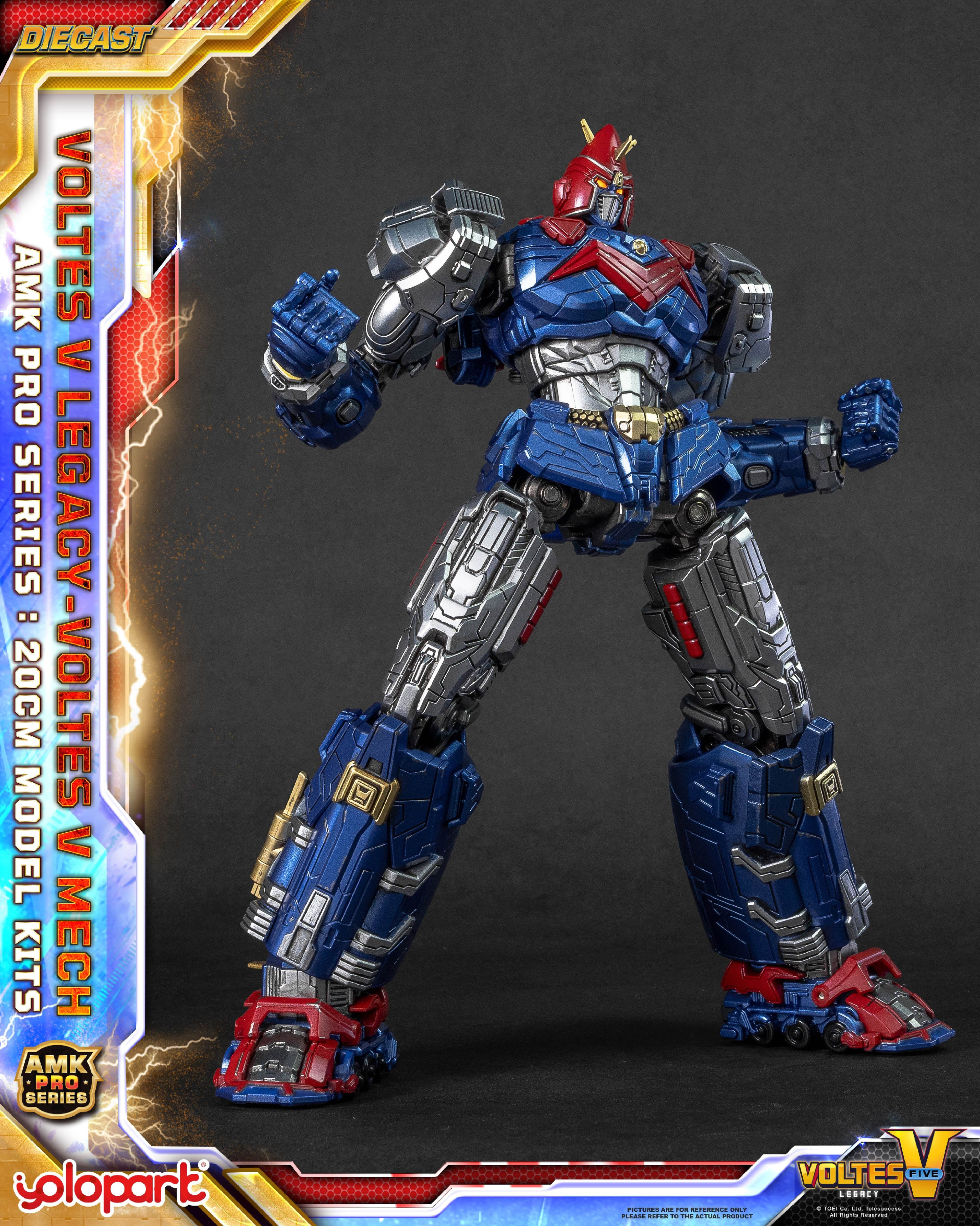 Yolopark AMK PRO 超電磁俠 波魯吉斯V Voltes V Legacy Mech 合金成品