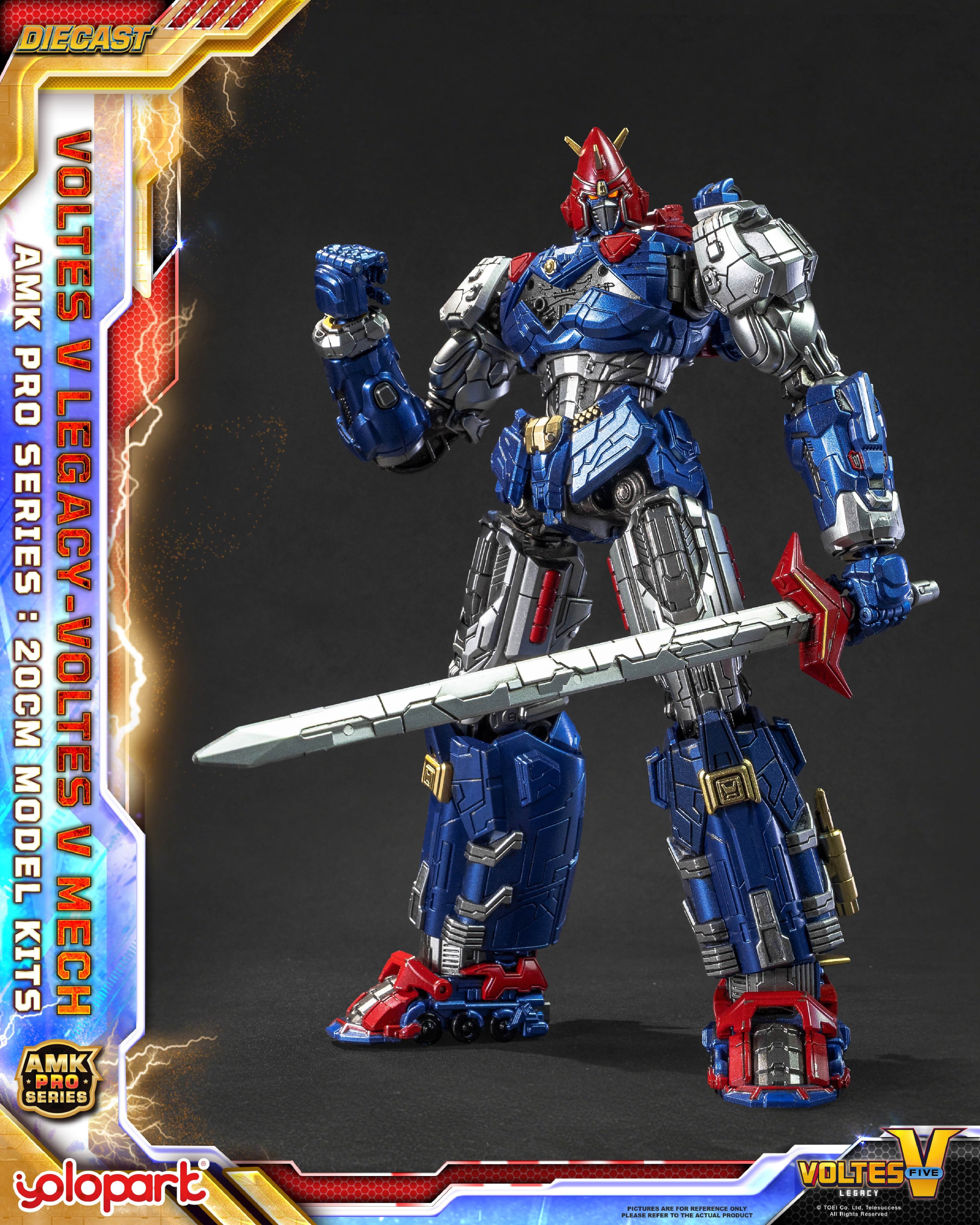 Yolopark AMK PRO 超電磁俠 波魯吉斯V Voltes V Legacy Mech 合金成品
