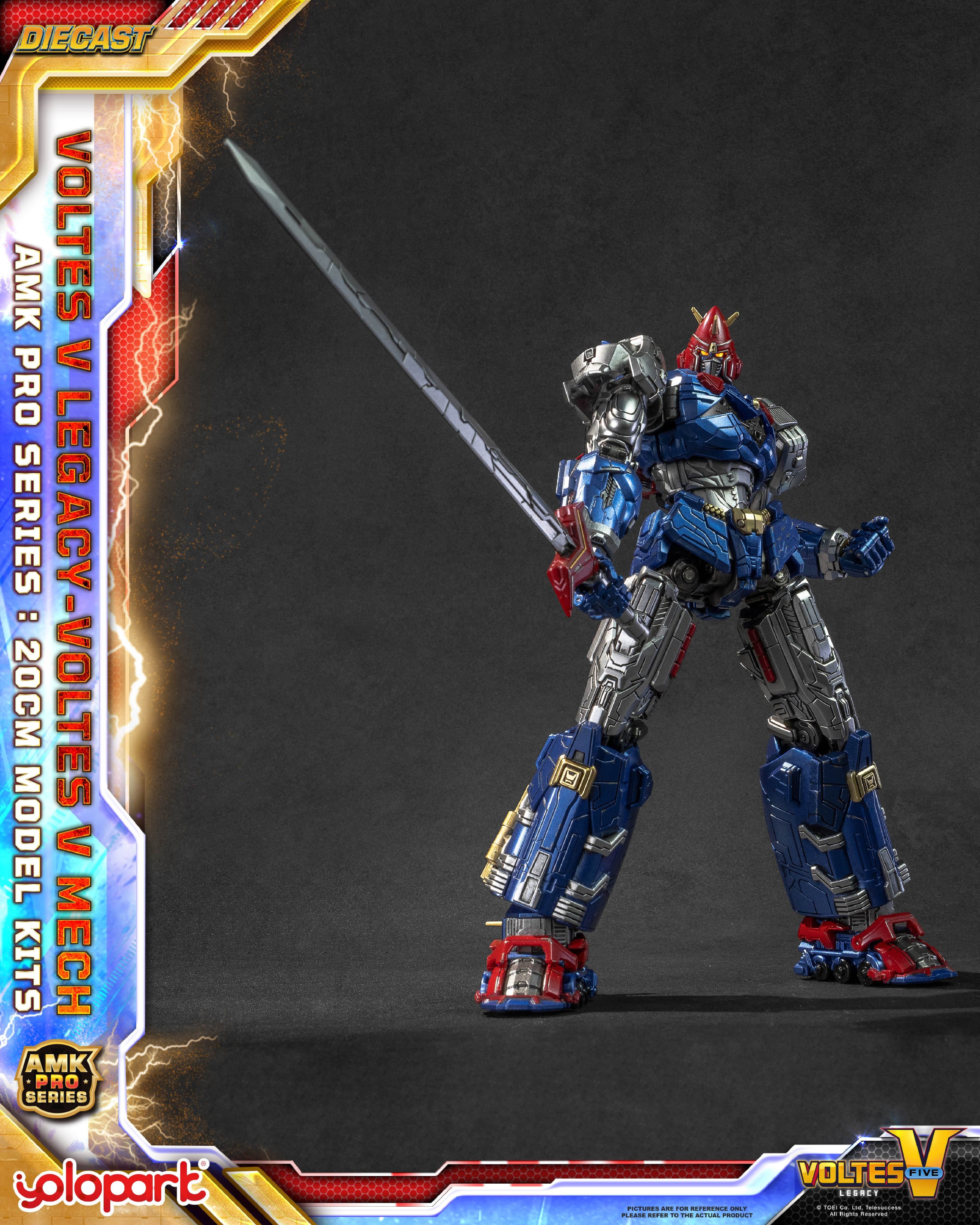 Yolopark AMK PRO 超電磁俠 波魯吉斯V Voltes V Legacy Mech 合金成品