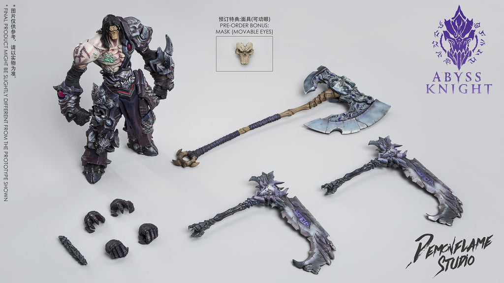 ABYSS KNIGHT & PEMCVFLAME STUDIO 魔火工作室 1/12 AD-007 深淵騎士 天啟 ver. AD-008 絕望青駒