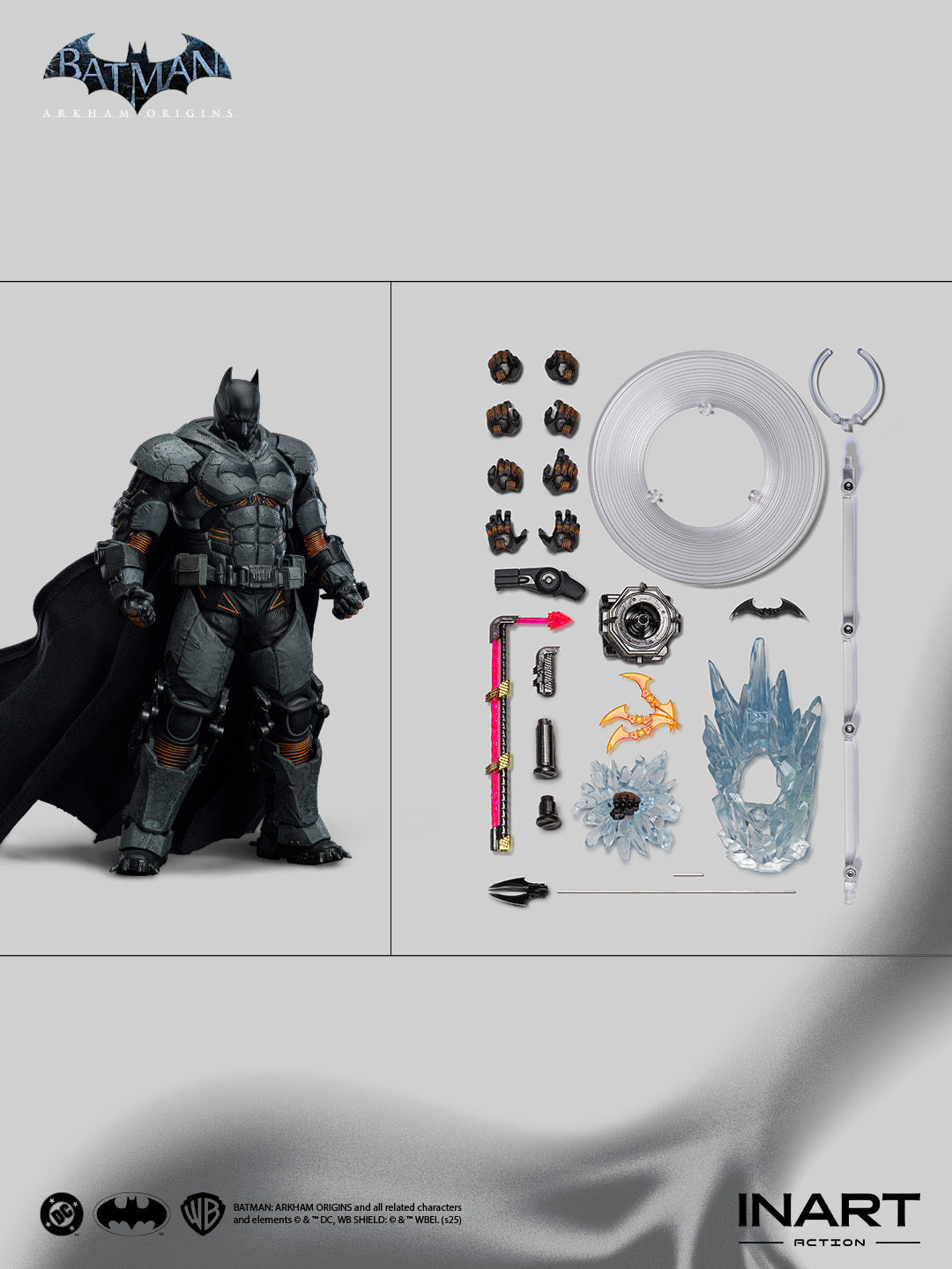 INART 1/12 Batman Arkham Origins 蝙蝠俠 XE Suit 可動人偶