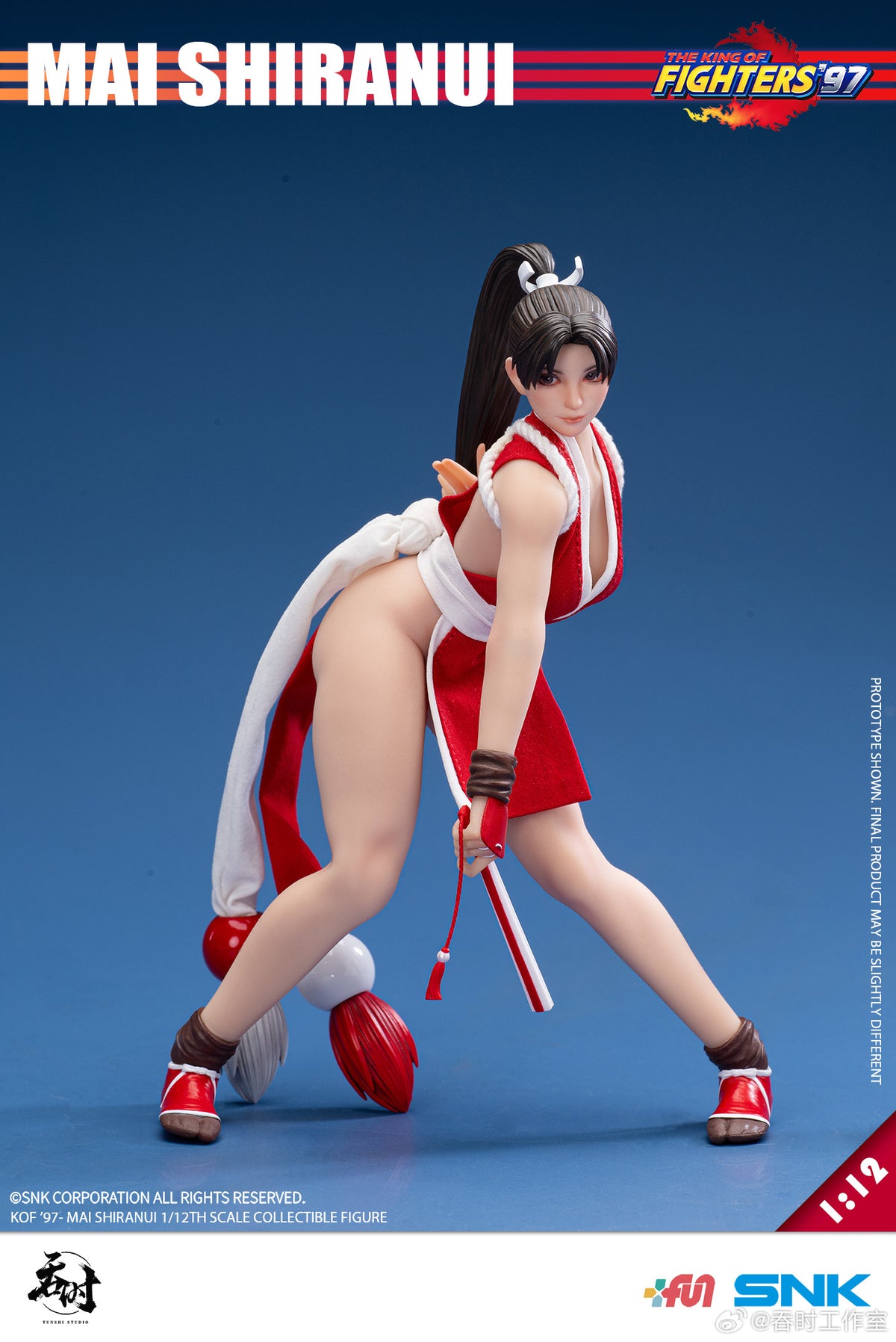 吞時工作室 1/12 TS-22 拳皇 KOF 97 不知火舞 包膠可動
