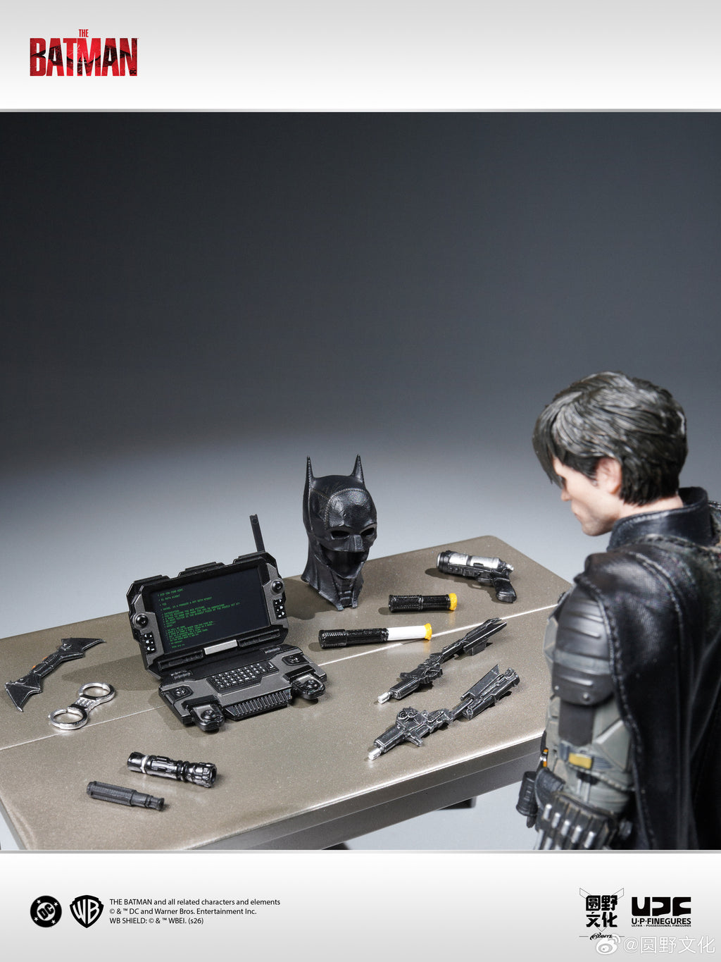 圓野文化 x 良品制造 UPFinegures 1/12 新 蝙蝠俠 BATMAN 可動人偶