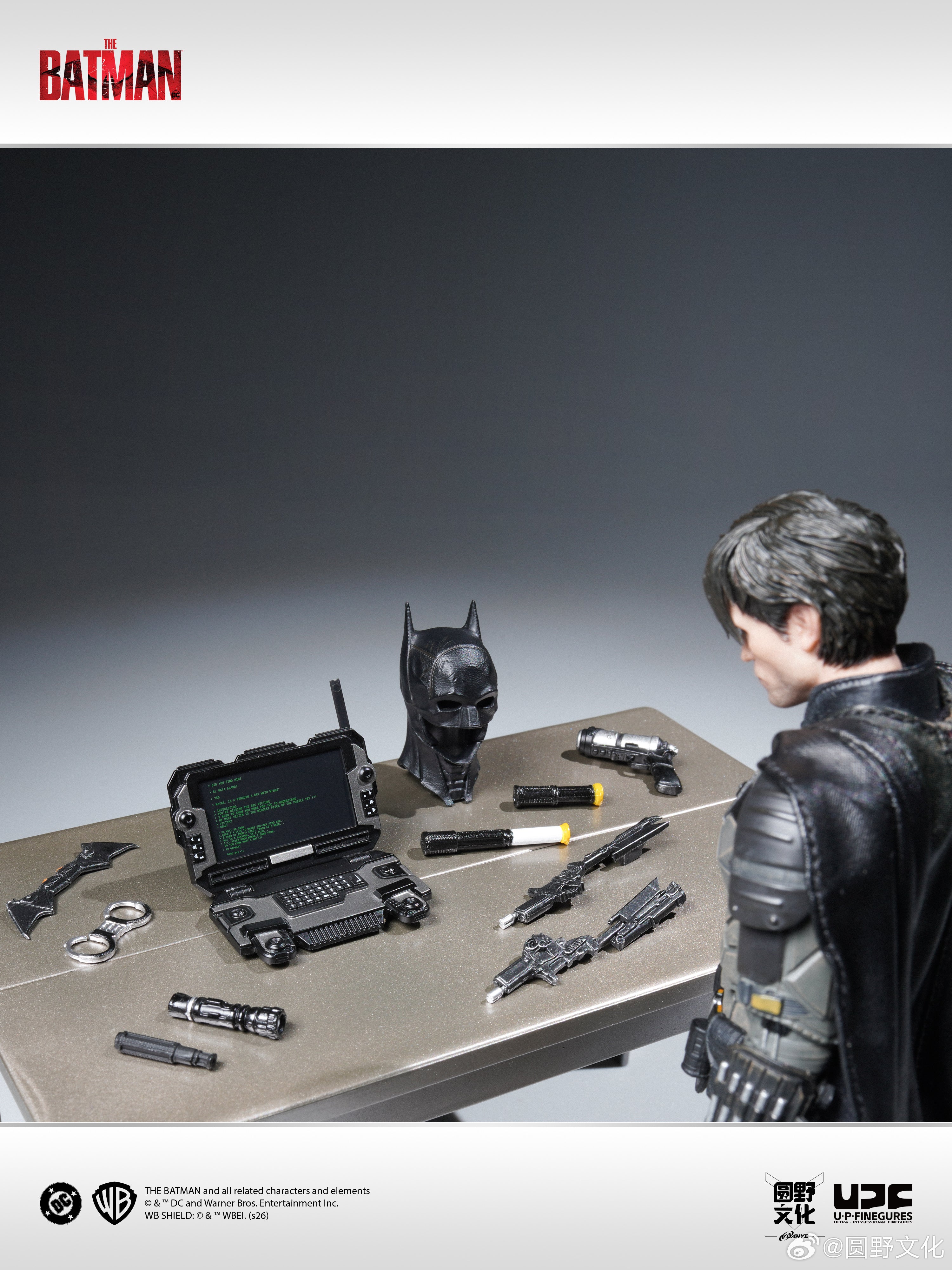 圓野文化 x 良品制造 UPFinegures 1/12 新 蝙蝠俠 BATMAN 可動人偶