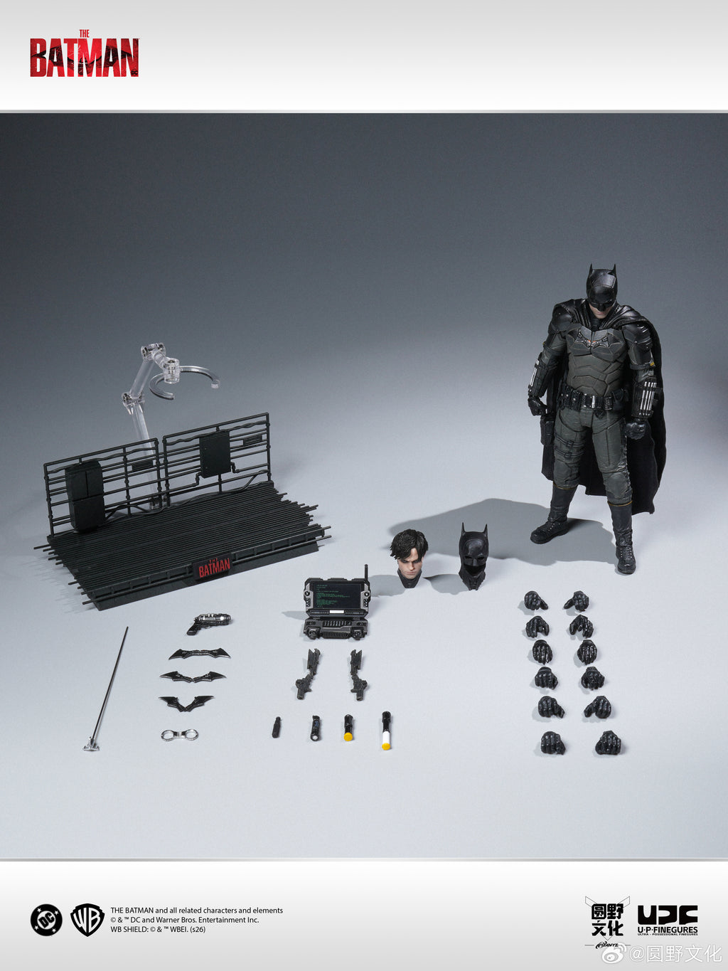圓野文化 x 良品制造 UPFinegures 1/12 新 蝙蝠俠 BATMAN 可動人偶
