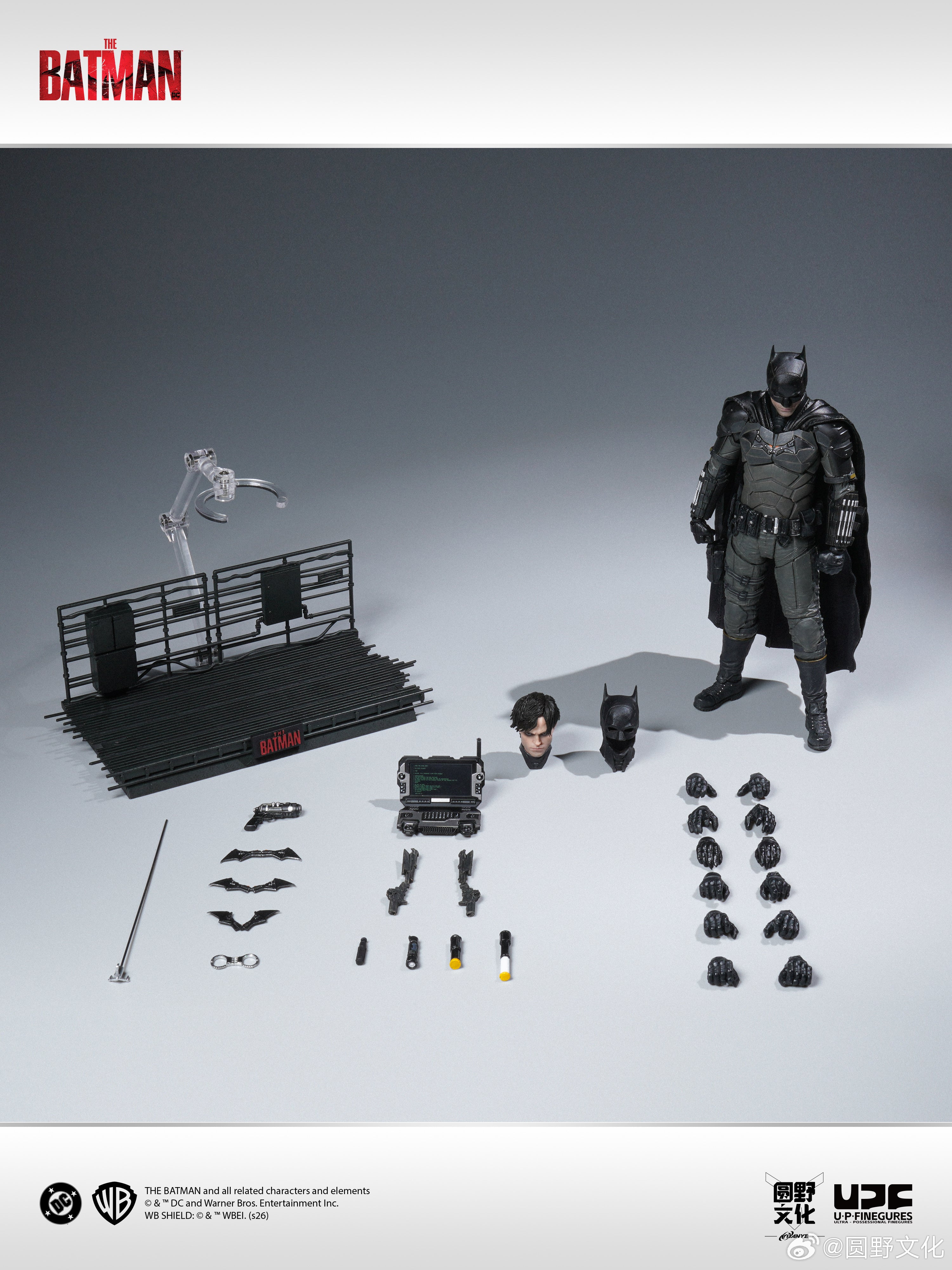 圓野文化 x 良品制造 UPFinegures 1/12 新 蝙蝠俠 BATMAN 可動人偶