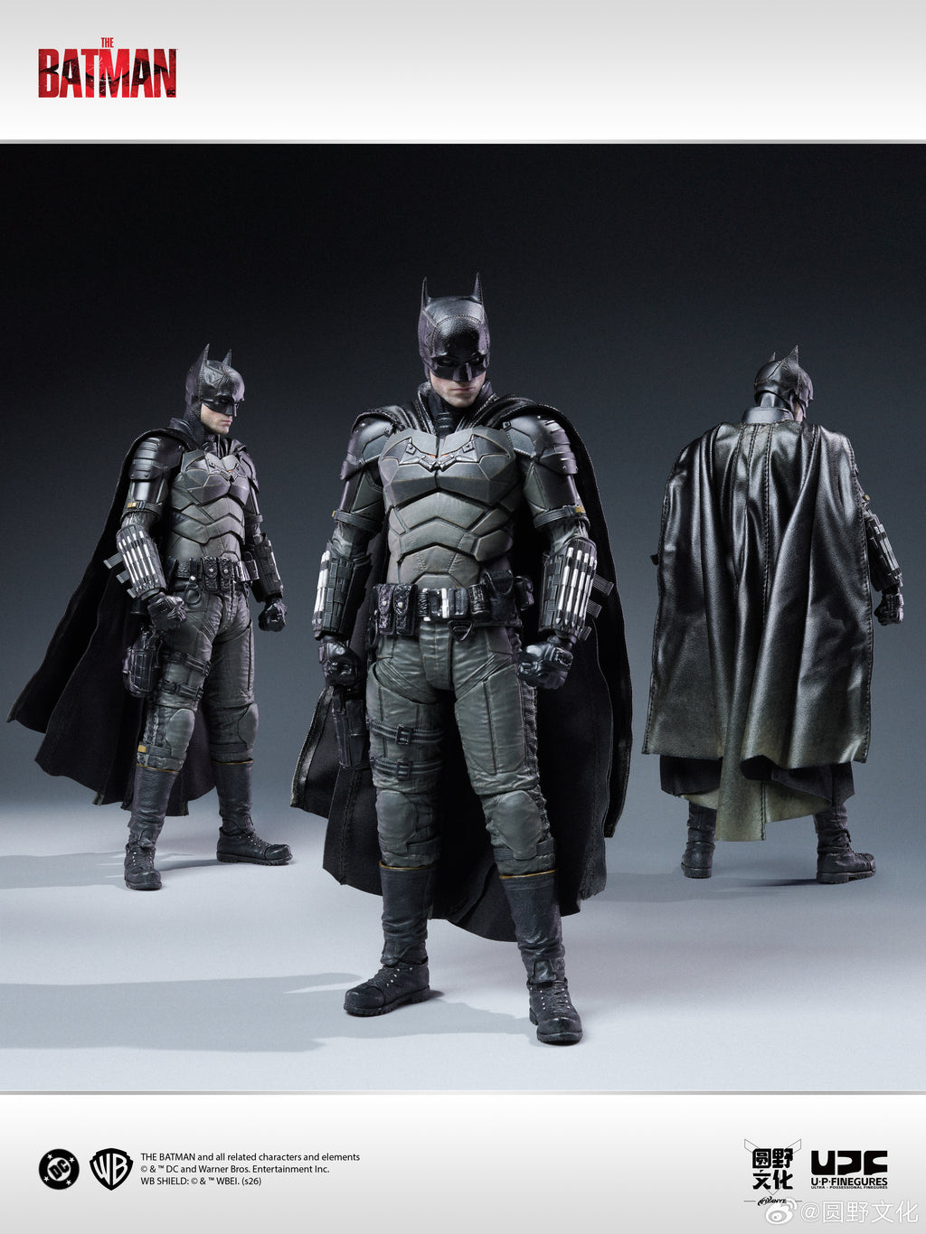圓野文化 x 良品制造 UPFinegures 1/12 新 蝙蝠俠 BATMAN 可動人偶
