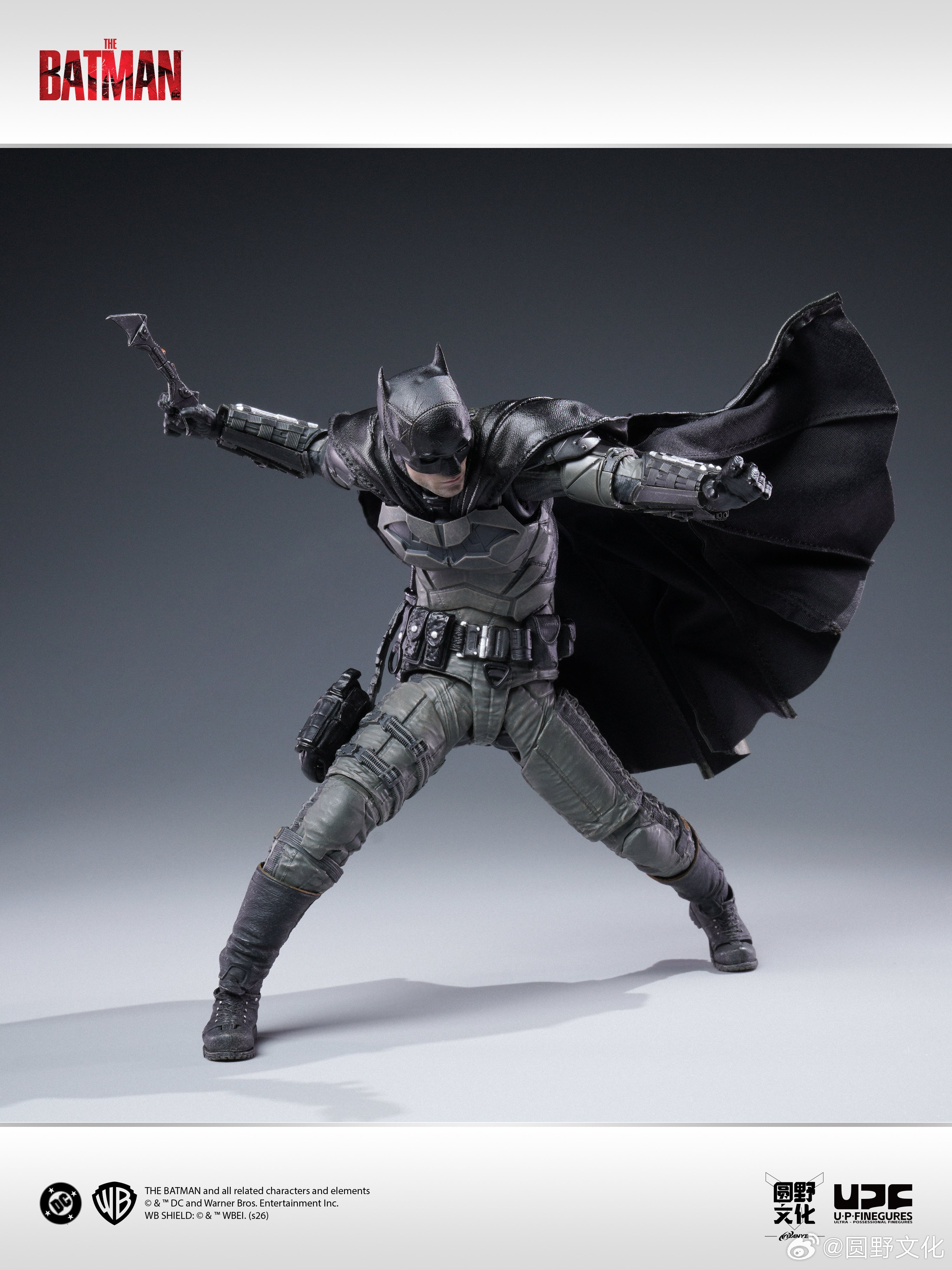 圓野文化 x 良品制造 UPFinegures 1/12 新 蝙蝠俠 BATMAN 可動人偶