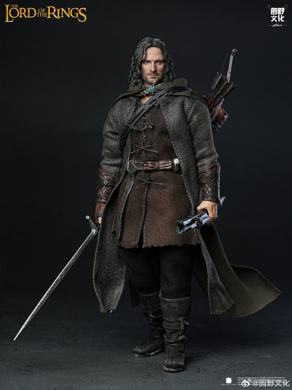 FONDJOY 圓野文化 1/12 魔戒 2：雙塔奇兵 阿拉貢 lord of the rings Arathorn 標準版 收藏版