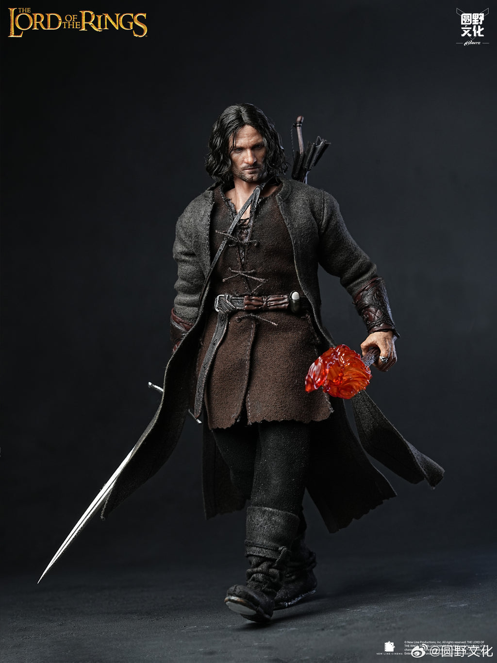 FONDJOY 圓野文化 1/12 魔戒 2：雙塔奇兵 阿拉貢 lord of the rings Arathorn 標準版 收藏版