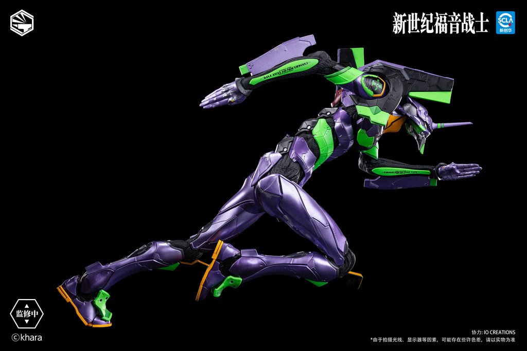 開天工作室 重機形 Evangelion 新世紀福音戰士 EVA 初號機 合金包膠成品