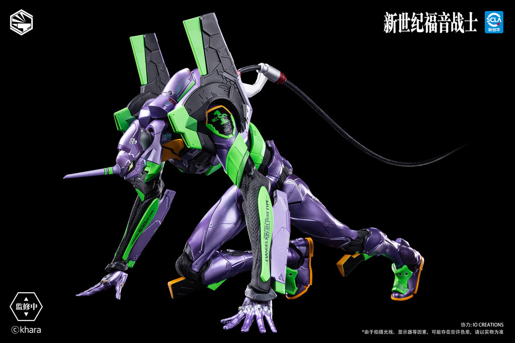 開天工作室 重機形 Evangelion 新世紀福音戰士 EVA 初號機 合金包膠成品