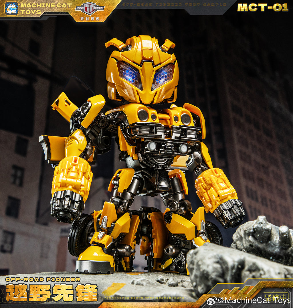 Machine Cat Toys MCT-01 越野先鋒 大黄蜂 特典：磁吸奶瓶 變形金剛 合金成品