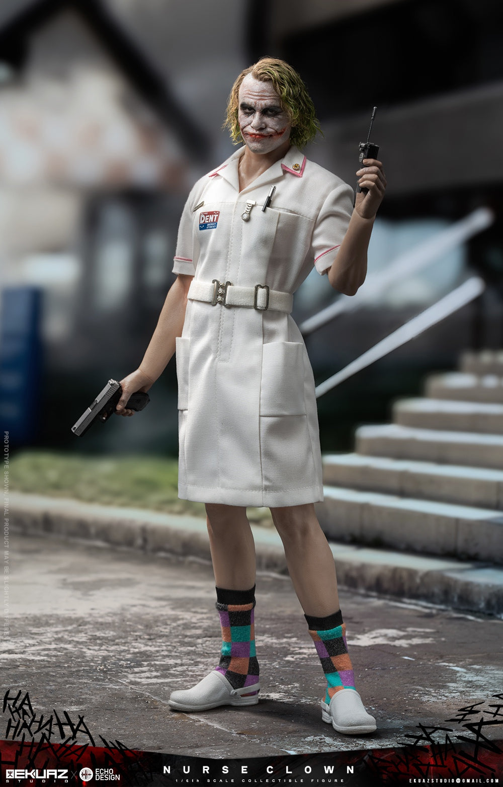 EKUAZ STUDIO x ECHO DESIGN 1/6 護士小丑 NURSE CLOWN 可動人偶