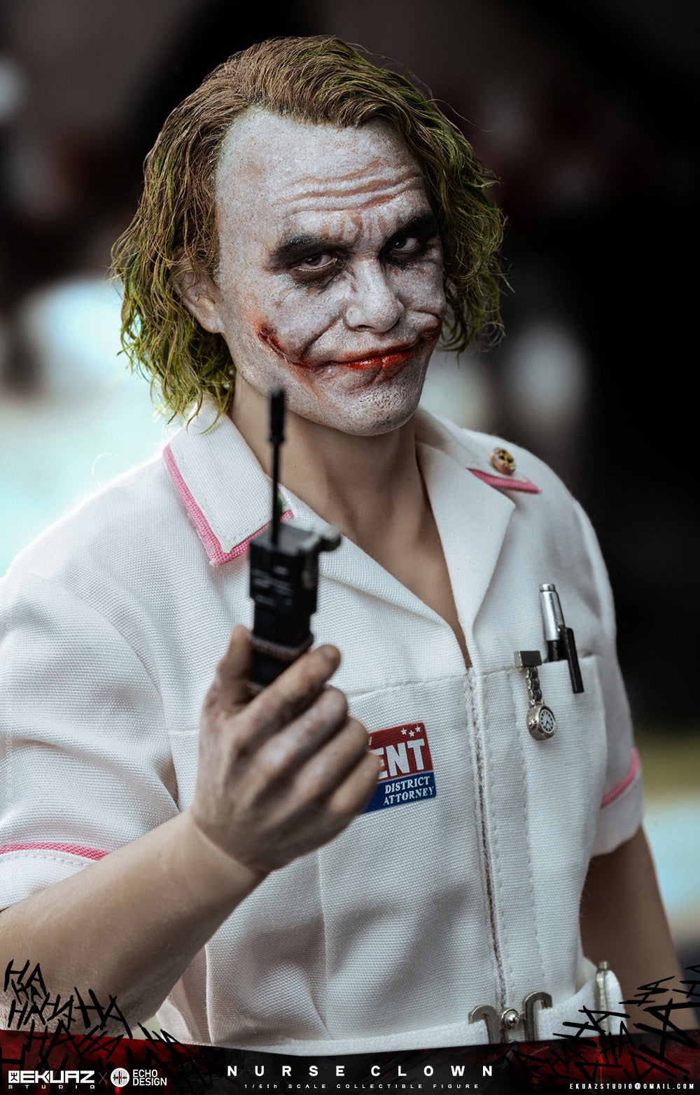 EKUAZ STUDIO x ECHO DESIGN 1/6 護士小丑 NURSE CLOWN 可動人偶