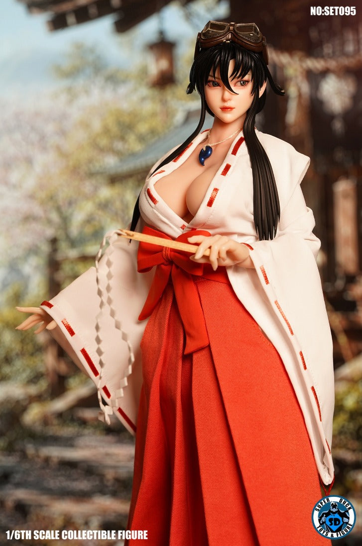 SUPER DUCK 1/6 空戰巫女 SET095 Aerial Combat Shrine Maiden 可動人偶