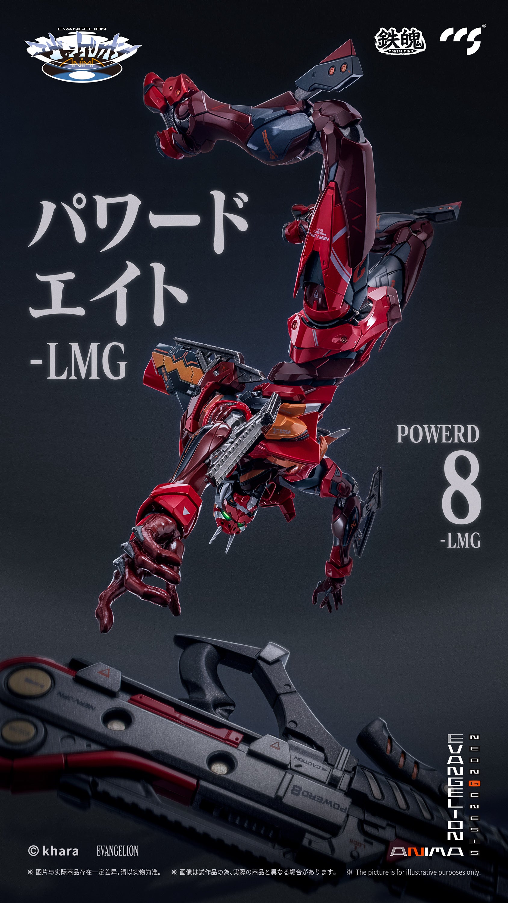 CCSTOYS CCS 鐵魄 新世紀福音戰士 貳號機 II式 EVA  EVANGELION Unit-02 Type II 合金成品