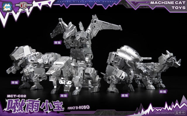 Machine cat toys MCT-C02 啾雨小寶 求雨鬼 Abominus 變形金剛 變形成品