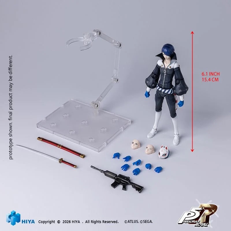 HIYA 海雅玩具 1/12 女神異聞錄 皇家版 P5R Fox 便服版 可動人偶 ( EBP0380 )