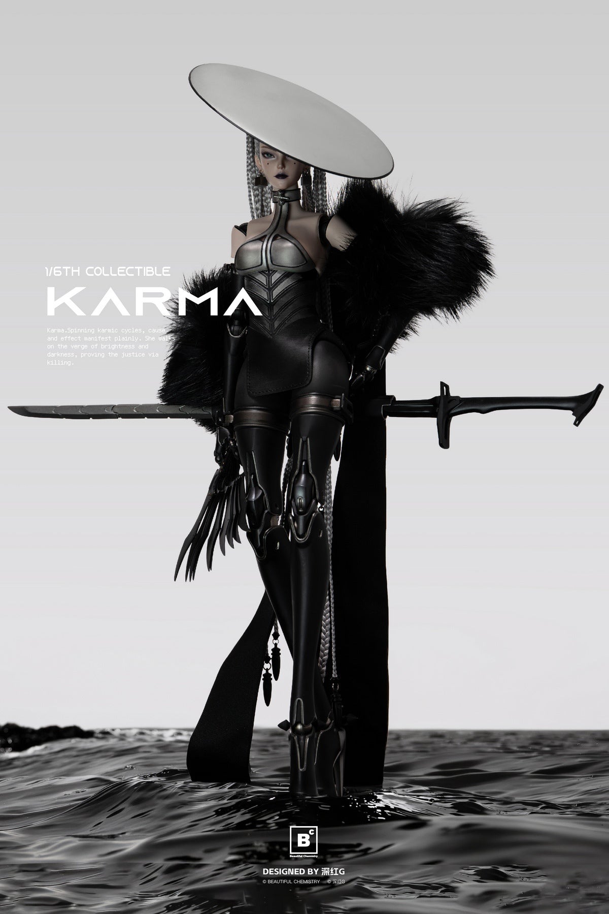 Beautiful Chemistry x 深紅G 1/6 BC202518 白夜Alba系列 伽一 Karma 可動人偶