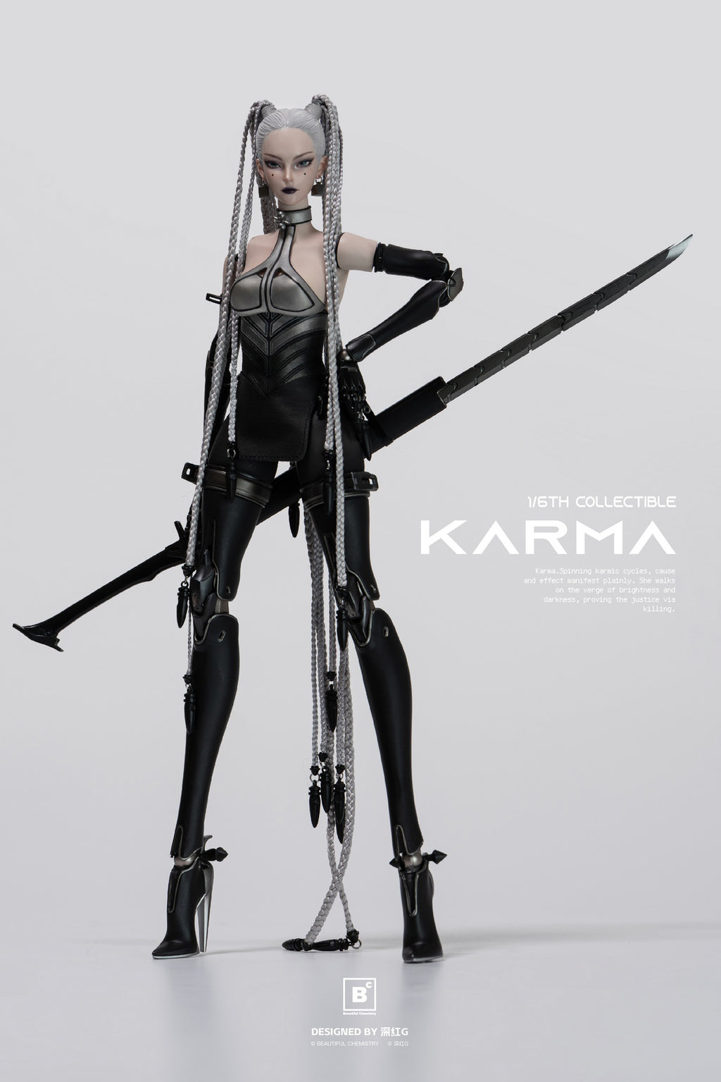 Beautiful Chemistry x 深紅G 1/6 BC202518 白夜Alba系列 伽一 Karma 可動人偶