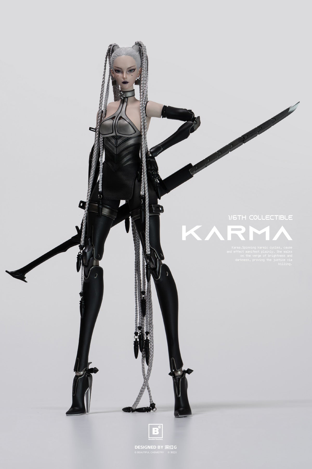 Beautiful Chemistry x 深紅G 1/6 BC202518 白夜Alba系列 伽一 Karma 可動人偶