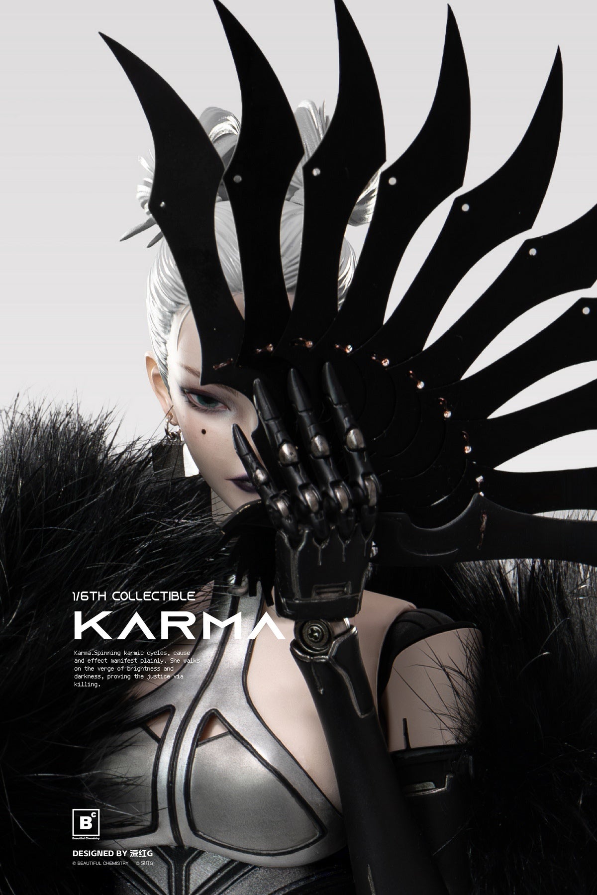 Beautiful Chemistry x 深紅G 1/6 BC202518 白夜Alba系列 伽一 Karma 可動人偶