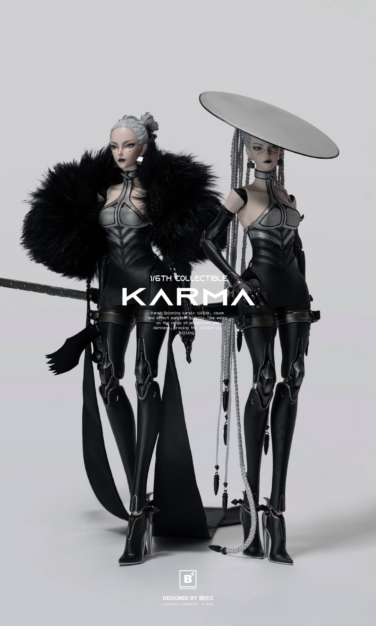 Beautiful Chemistry x 深紅G 1/6 BC202518 白夜Alba系列 伽一 Karma 可動人偶