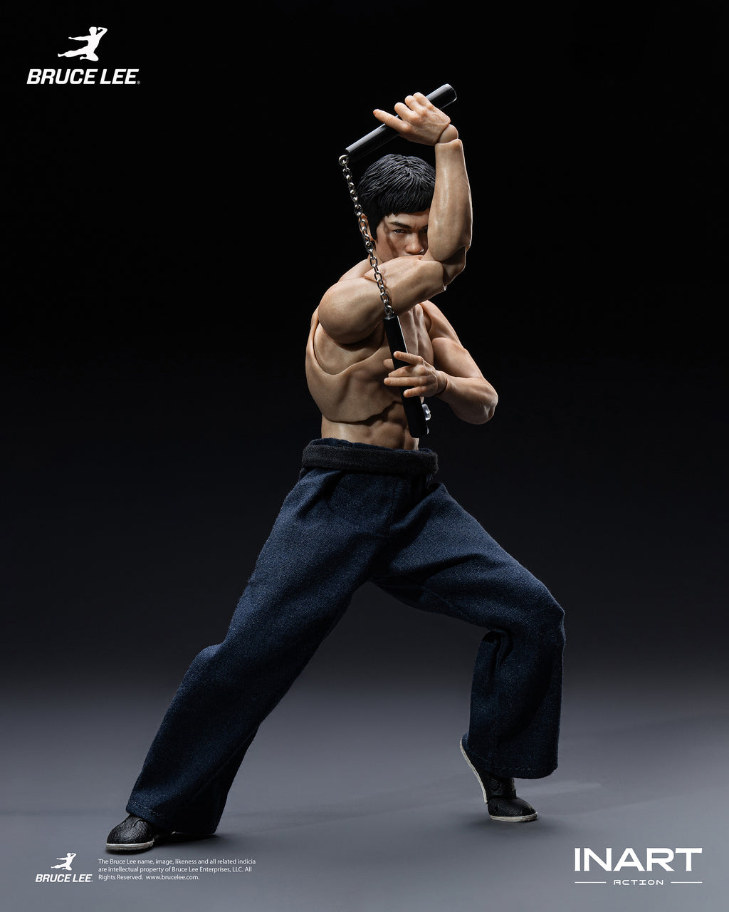 INART 1/12 李小龍 功夫服 Bruce Lee Kung Fu Costume 可動人偶
