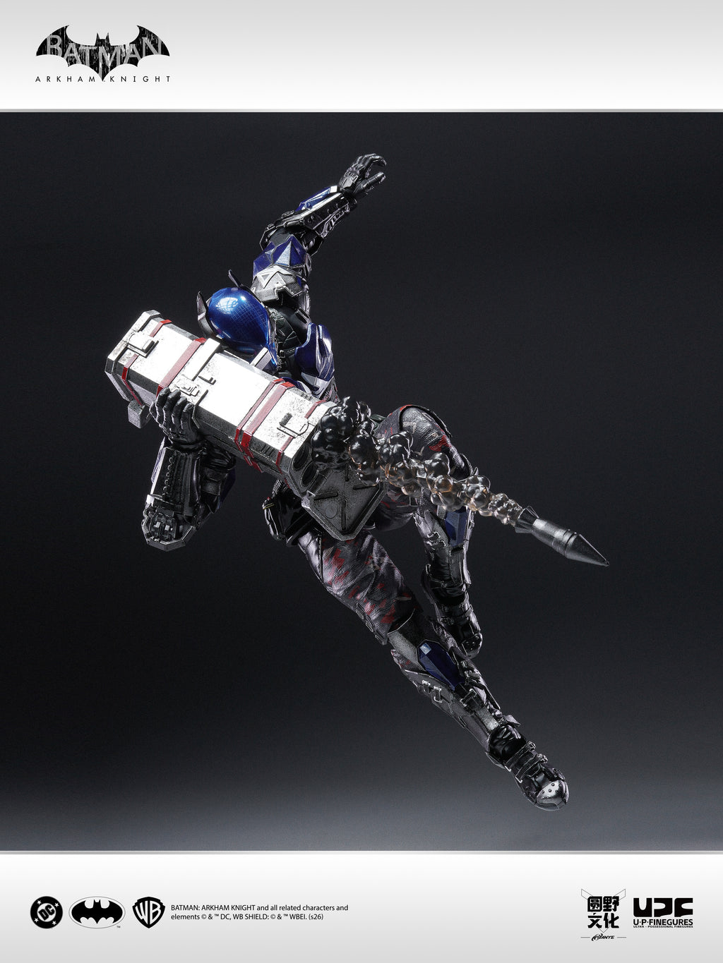 圓野文化 X UPFinegures 良品製造 1/12 Batman Arkham Knight 蝙蝠俠 阿卡漢騎士 可動人偶