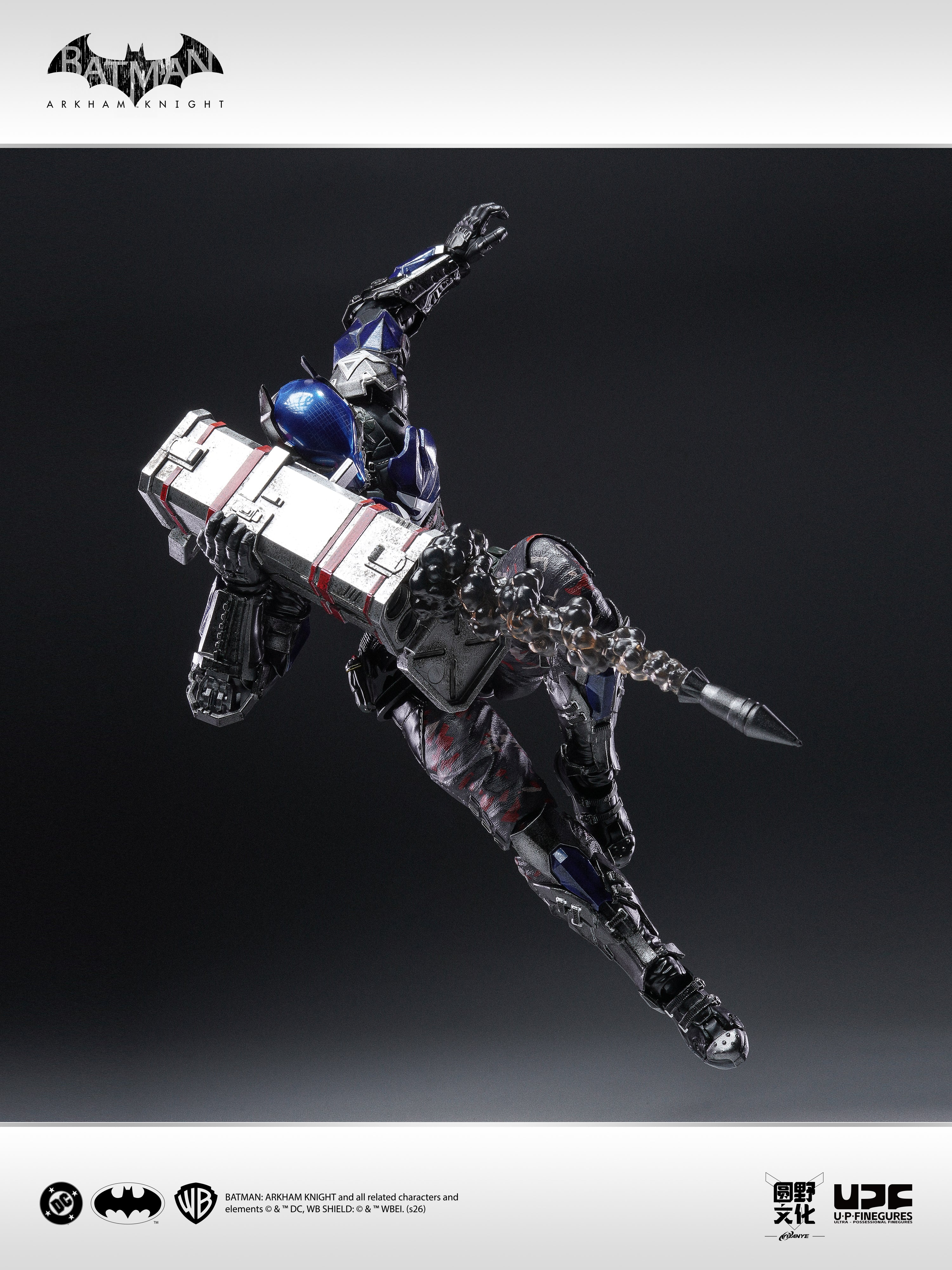 圓野文化 X UPFinegures 良品製造 1/12 Batman Arkham Knight 蝙蝠俠 阿卡漢騎士 可動人偶