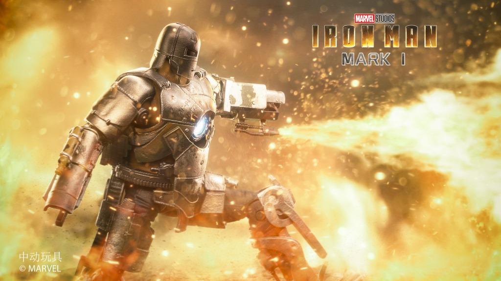 ZDTOYS 中動玩具 1/10 Ironman 鋼鐵俠 mark1 可動人偶