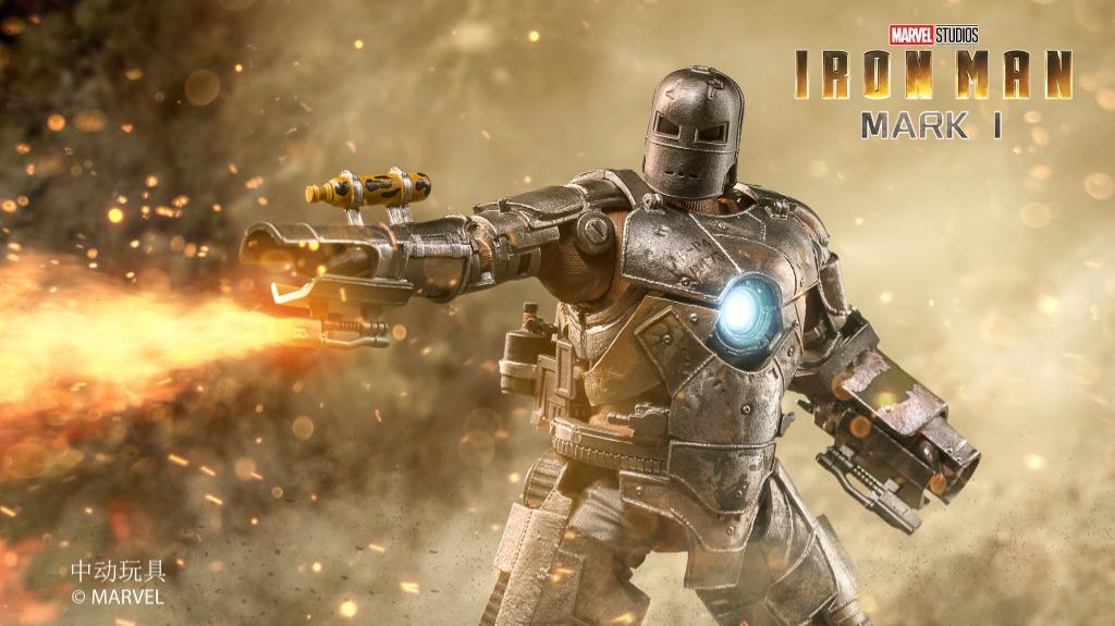ZDTOYS 中動玩具 1/10 Ironman 鋼鐵俠 mark1 可動人偶