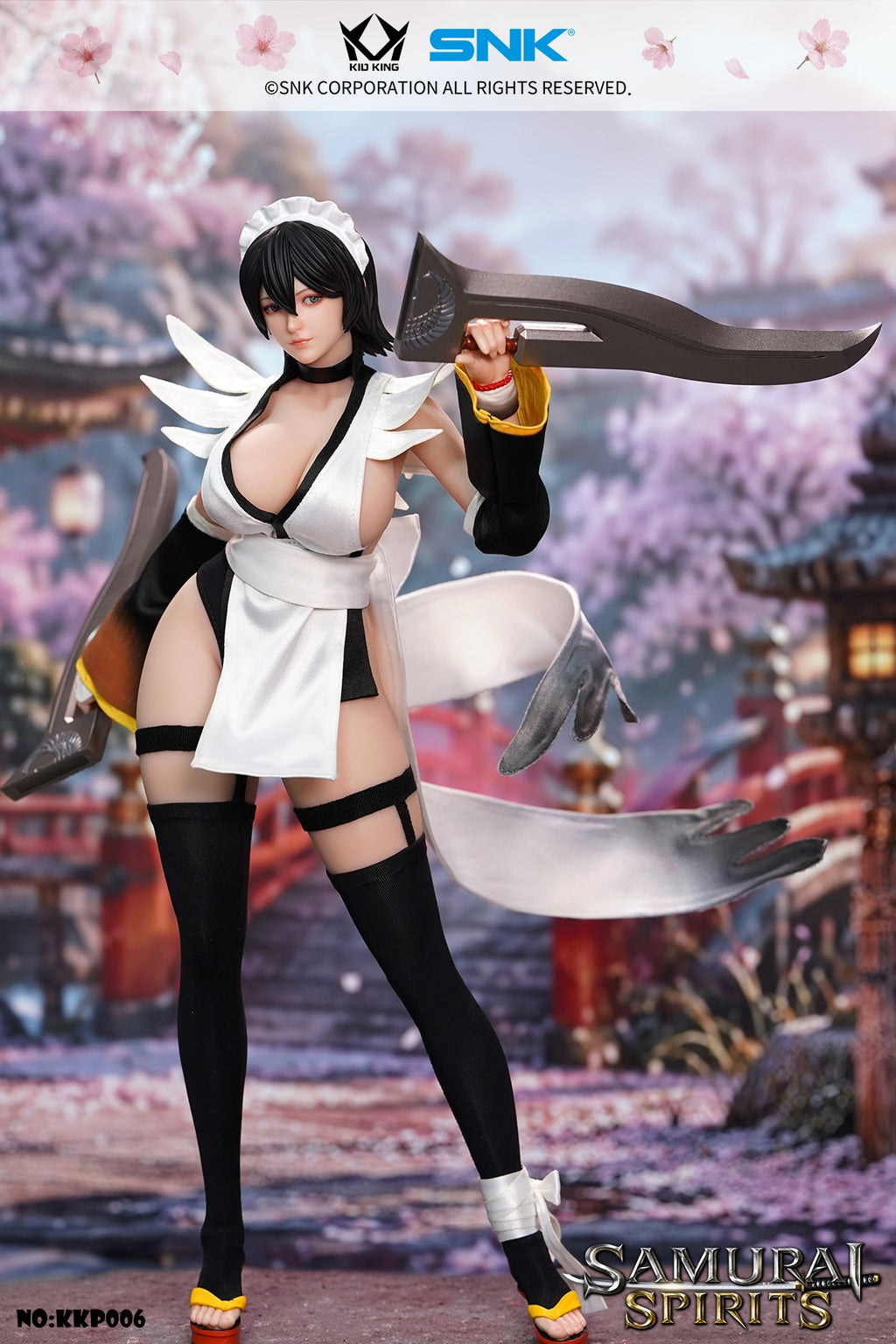 KID KING 1/6 KKP006 SNK 正版授權 侍魂 曉 伊呂波 SNK Officially Licensed Samurai Spirits Akatsuki Iroha 可動人偶