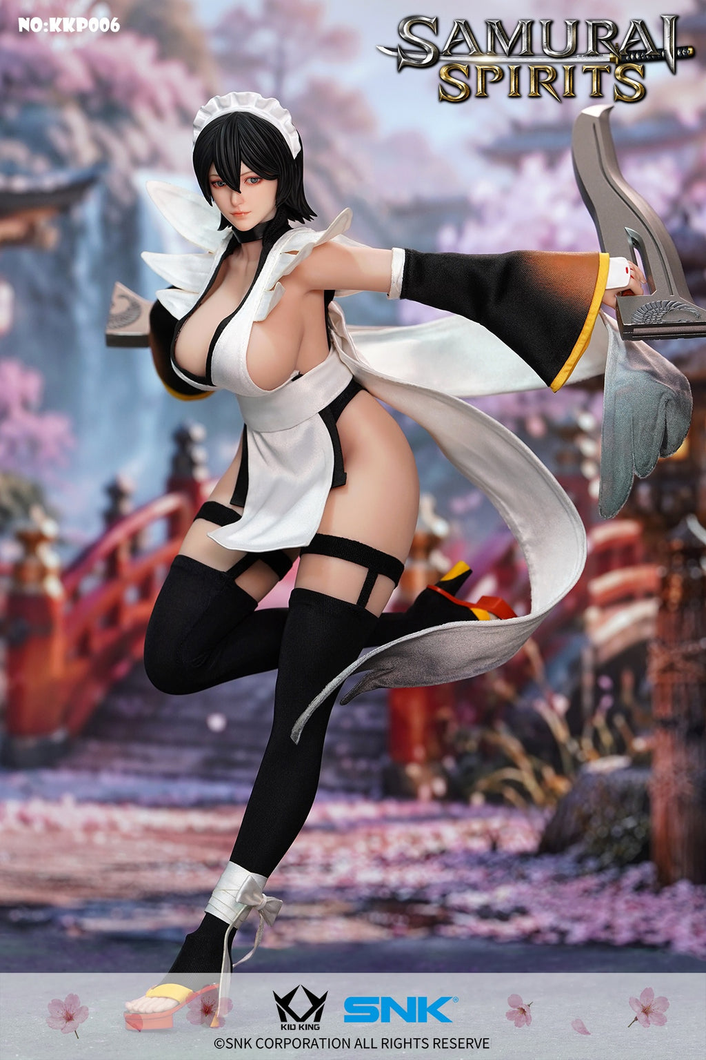 KID KING 1/6 KKP006 SNK 正版授權 侍魂 曉 伊呂波 SNK Officially Licensed Samurai Spirits Akatsuki Iroha 可動人偶