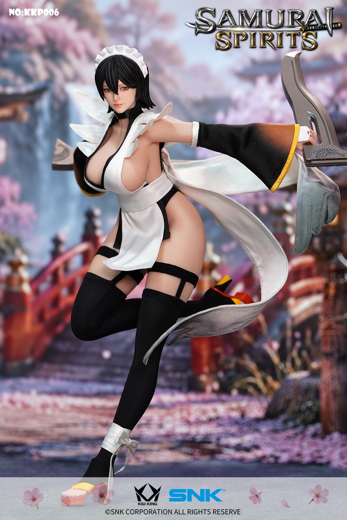 KID KING 1/6 KKP006 SNK 正版授權 侍魂 曉 伊呂波 SNK Officially Licensed Samurai Spirits Akatsuki Iroha 可動人偶