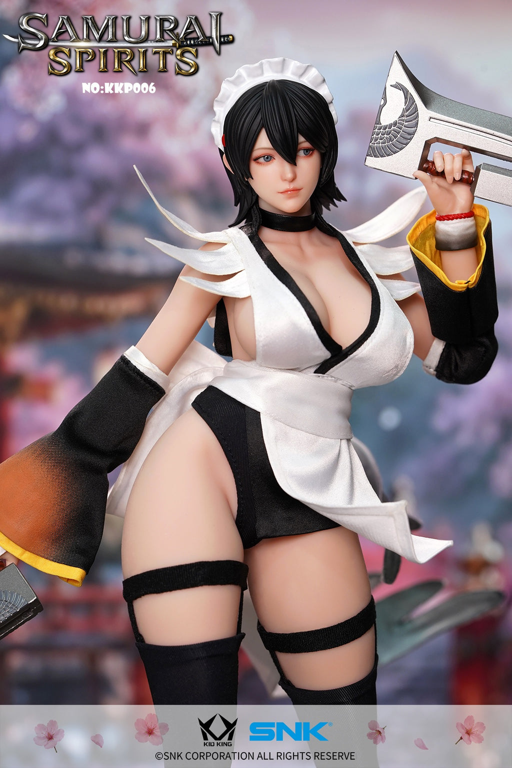 KID KING 1/6 KKP006 SNK 正版授權 侍魂 曉 伊呂波 SNK Officially Licensed Samurai Spirits Akatsuki Iroha 可動人偶