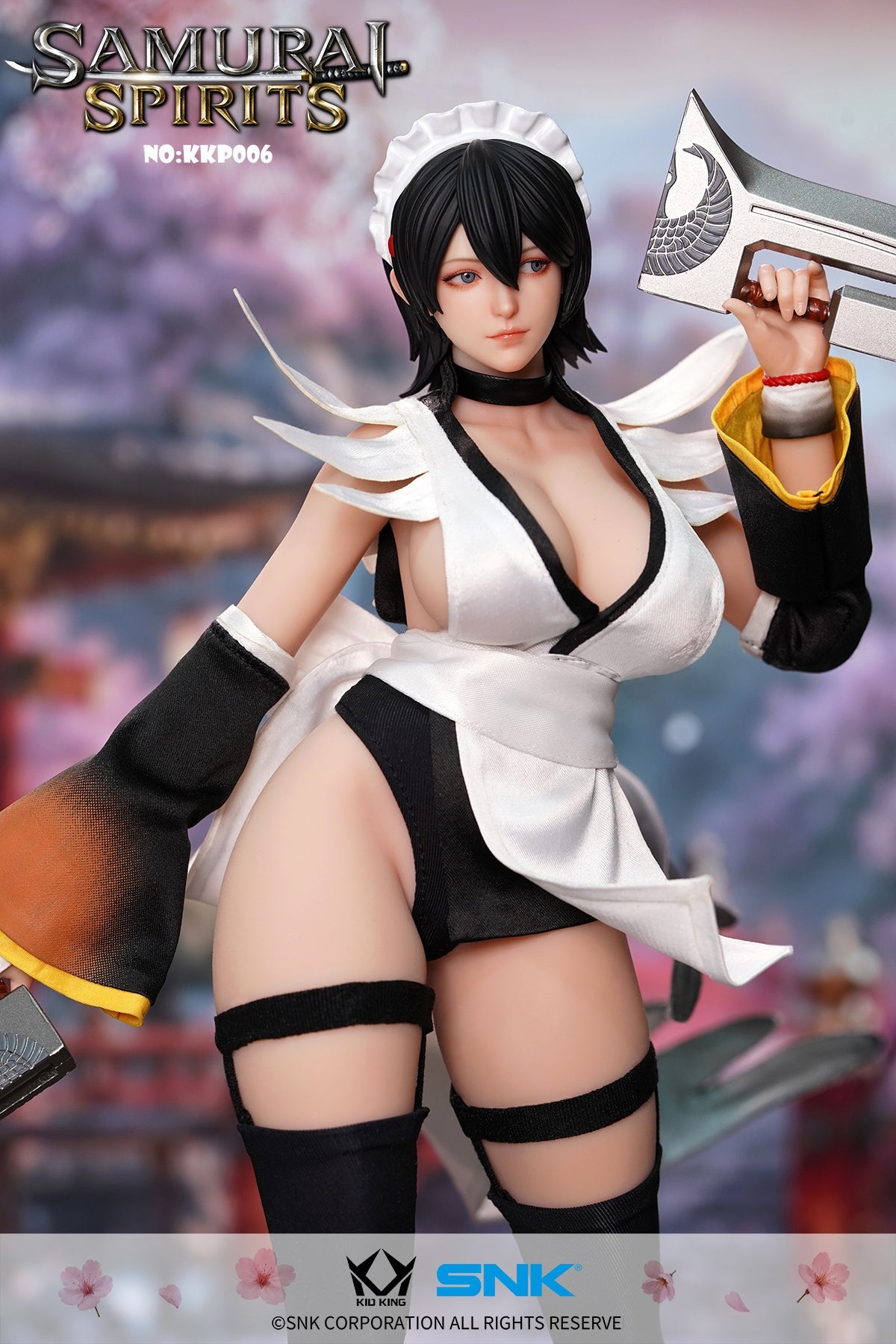 KID KING 1/6 KKP006 SNK 正版授權 侍魂 曉 伊呂波 SNK Officially Licensed Samurai Spirits Akatsuki Iroha 可動人偶