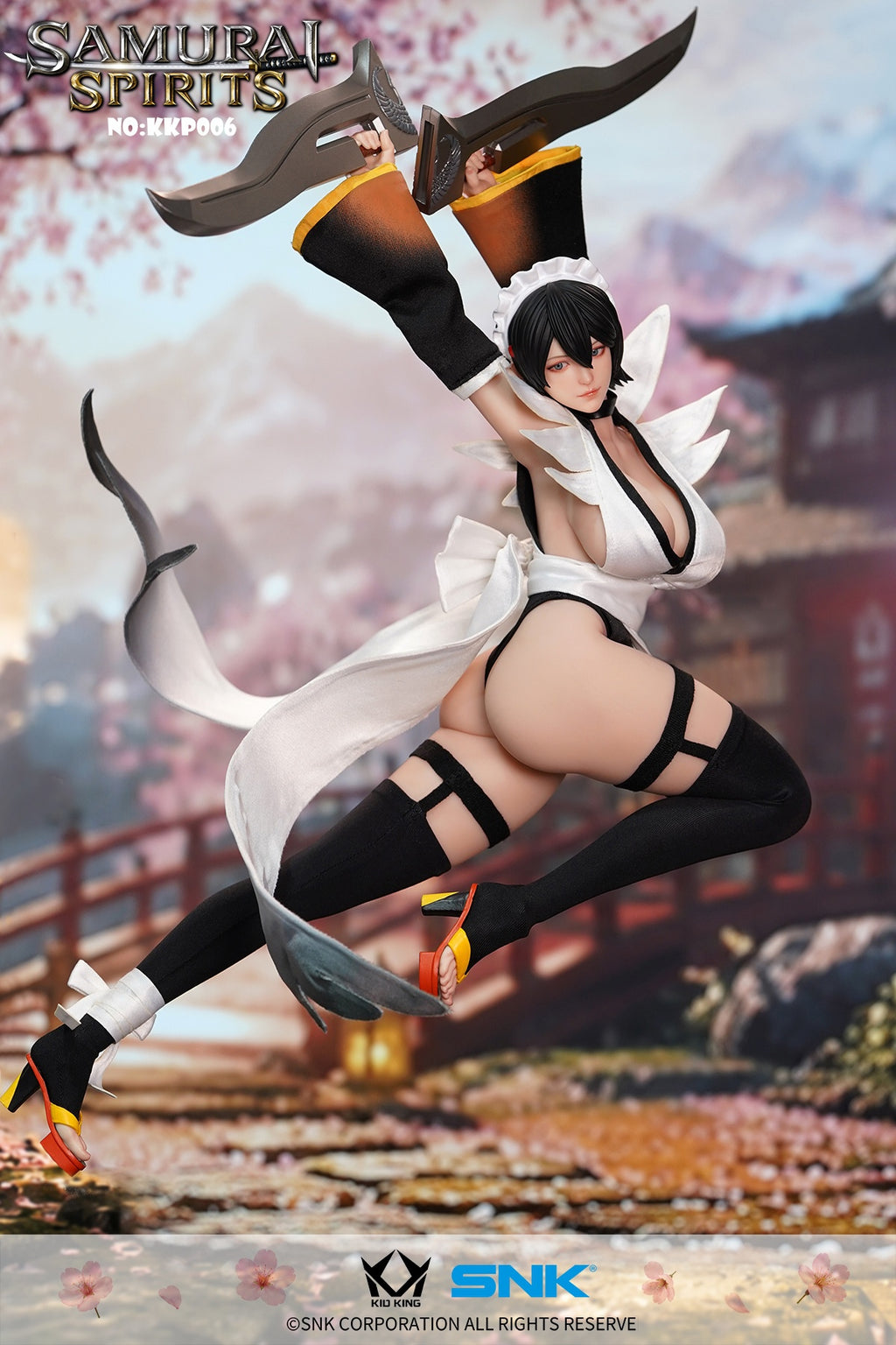 KID KING 1/6 KKP006 SNK 正版授權 侍魂 曉 伊呂波 SNK Officially Licensed Samurai Spirits Akatsuki Iroha 可動人偶