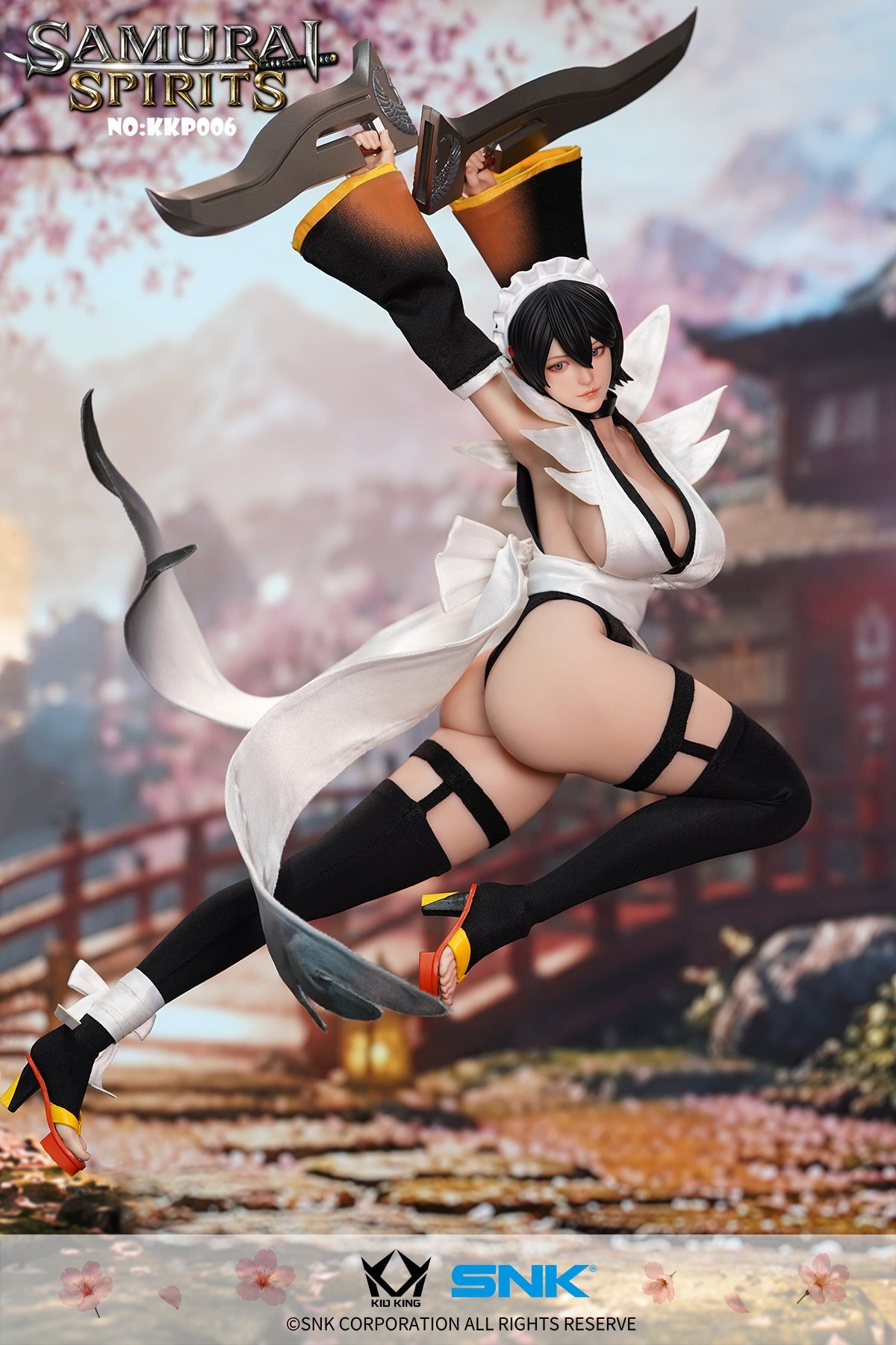 KID KING 1/6 KKP006 SNK 正版授權 侍魂 曉 伊呂波 SNK Officially Licensed Samurai Spirits Akatsuki Iroha 可動人偶