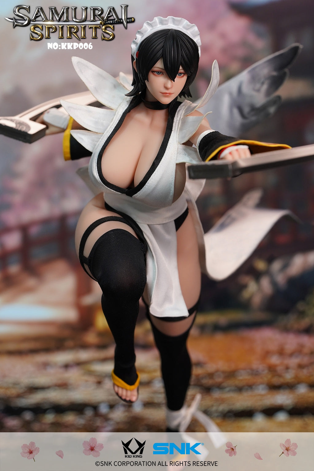 KID KING 1/6 KKP006 SNK 正版授權 侍魂 曉 伊呂波 SNK Officially Licensed Samurai Spirits Akatsuki Iroha 可動人偶
