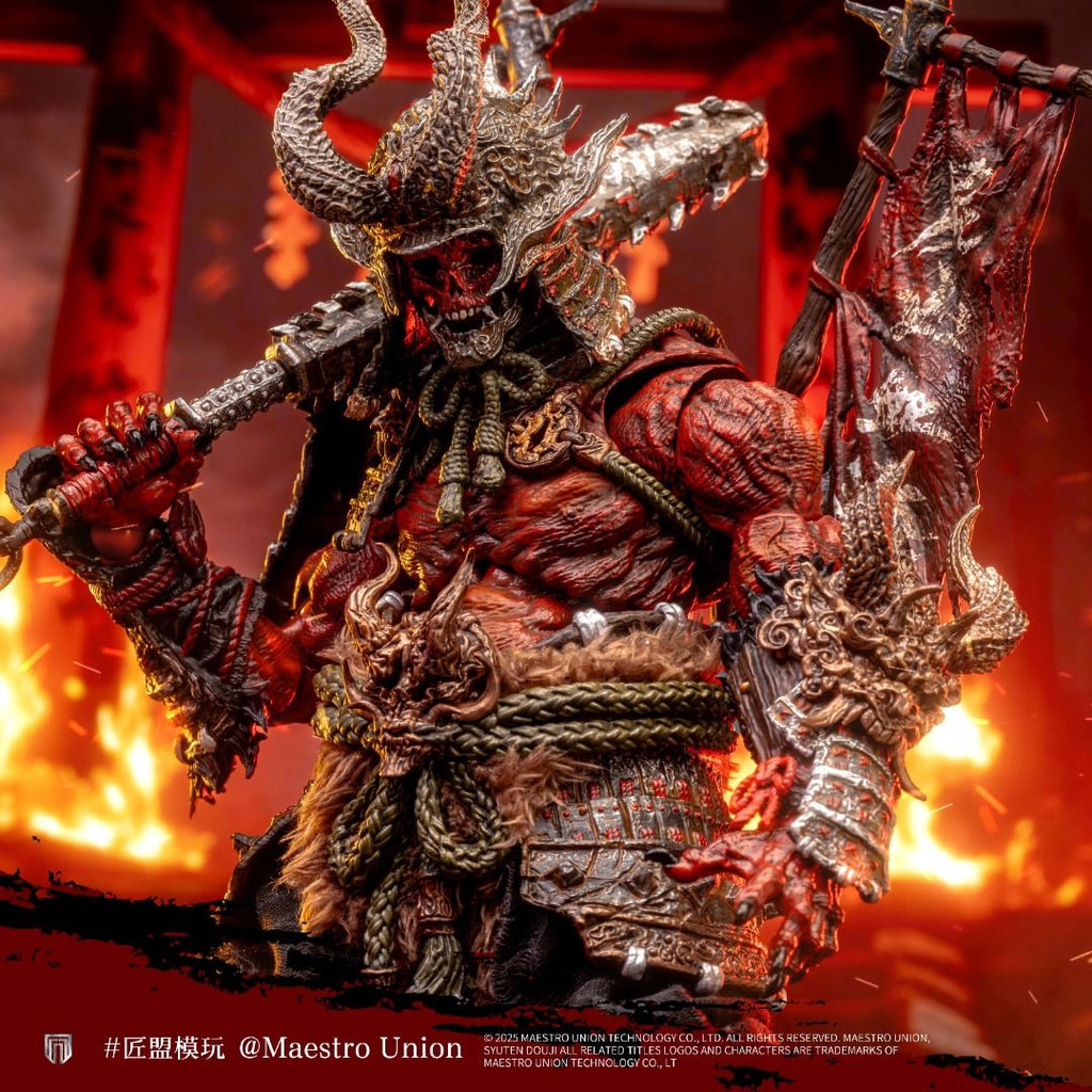 匠盟模玩 1/12 大江山之鬼 酒吞童子 可動人偶