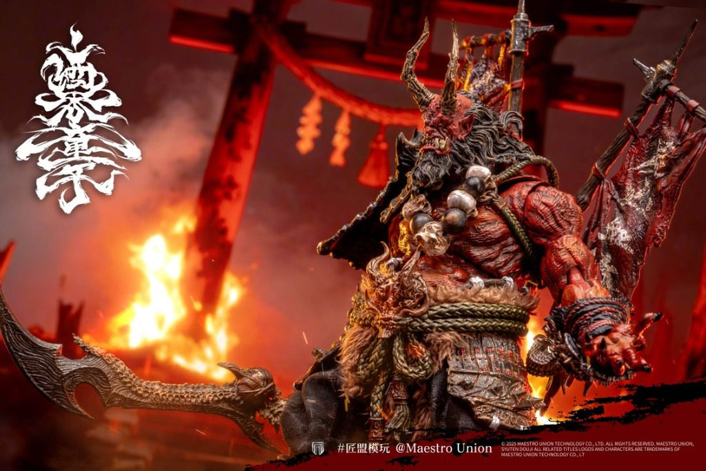 匠盟模玩 1/12 大江山之鬼 酒吞童子 可動人偶