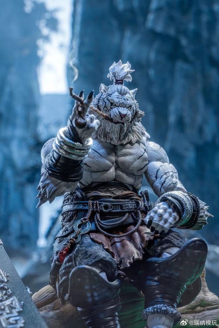 匠盟模玩 MUFP003W 福瑞星球 白虎人 隱士老翁 異色版 可動人偶