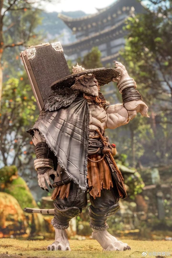 匠盟模玩 MUFP003W 福瑞星球 白虎人 隱士老翁 異色版 可動人偶