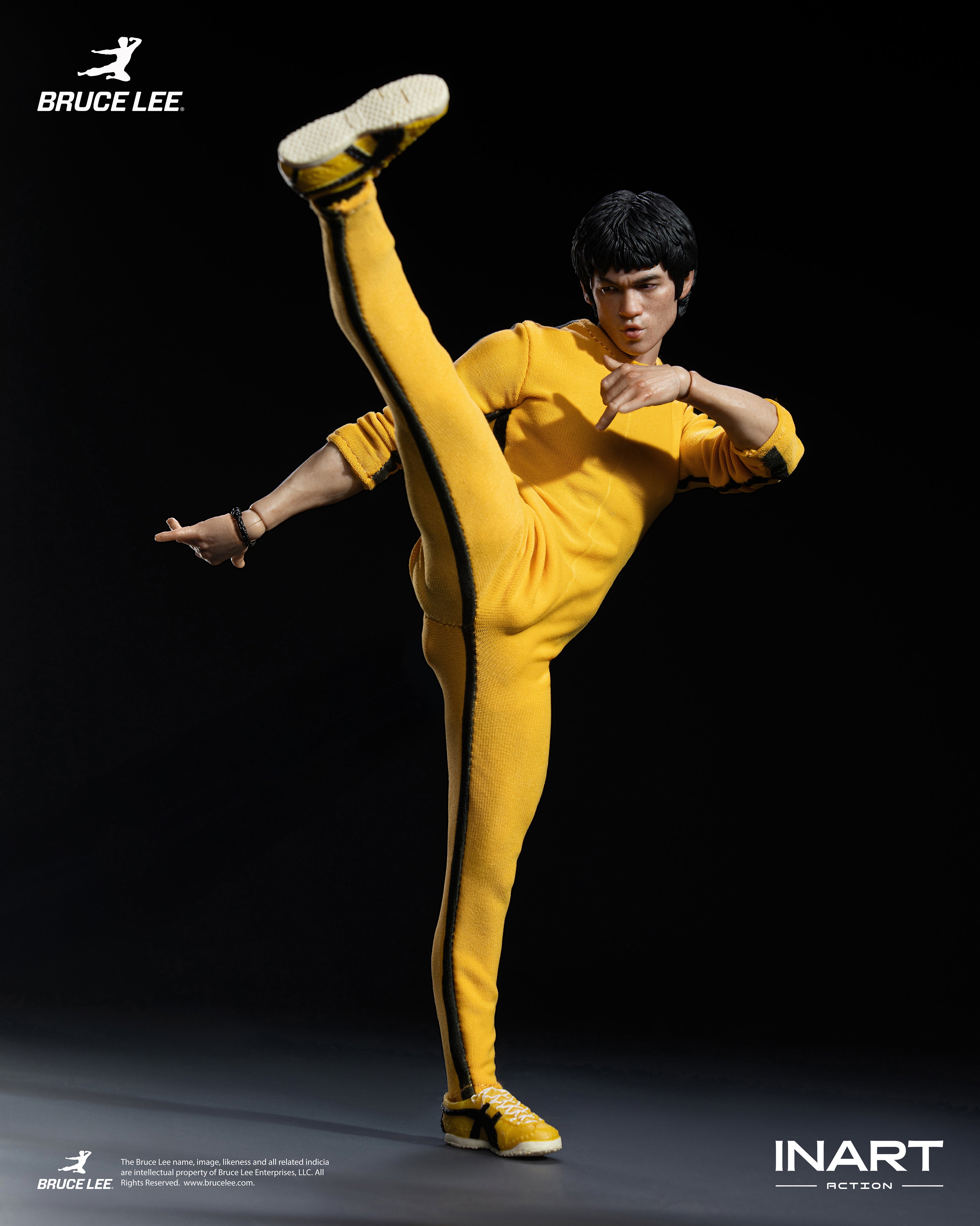 INART 1/12 李小龍 黃色連體服 Bruce Lee Yellow Onesie 可動人偶