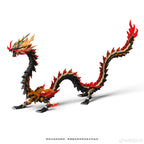 神型科技 ZL-0002 藍龍王 ZL-0003 元龍王 ZL-0004 白龍王 ZL-0005 黑龍王 拼裝模型